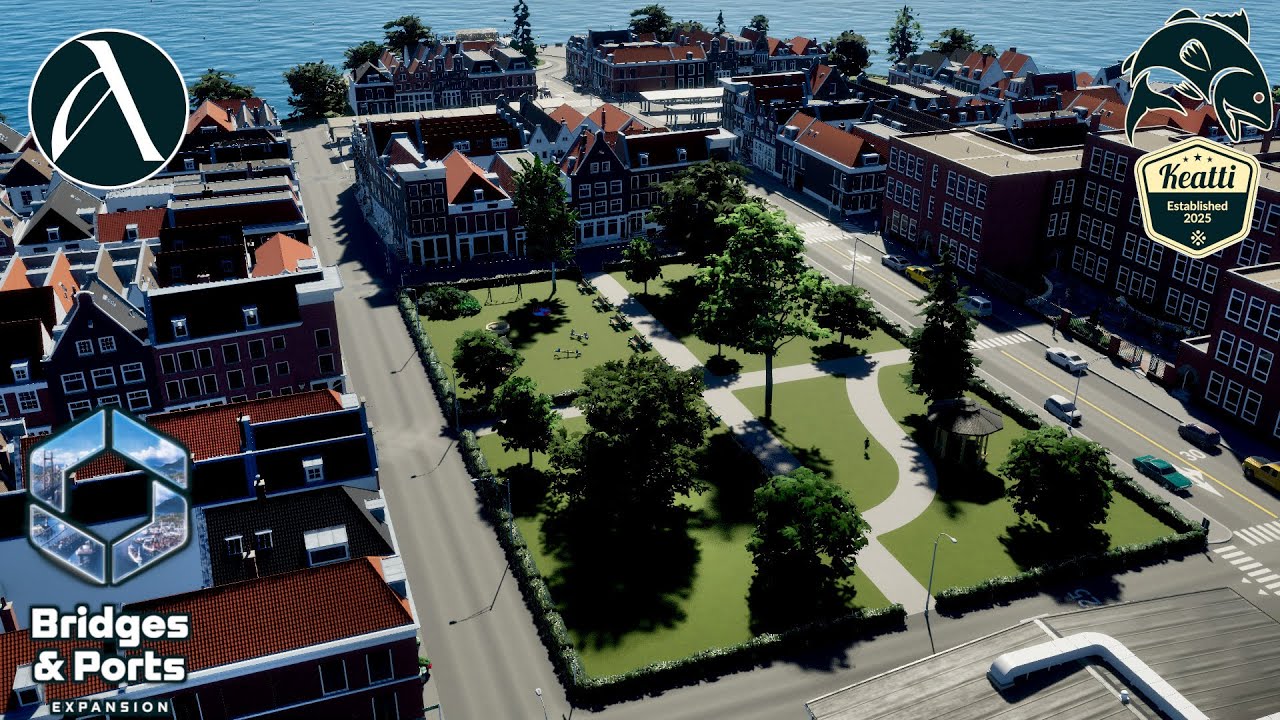 Direction la mer et l'île en face de la ville - modée Cities: Skylines II [FR]