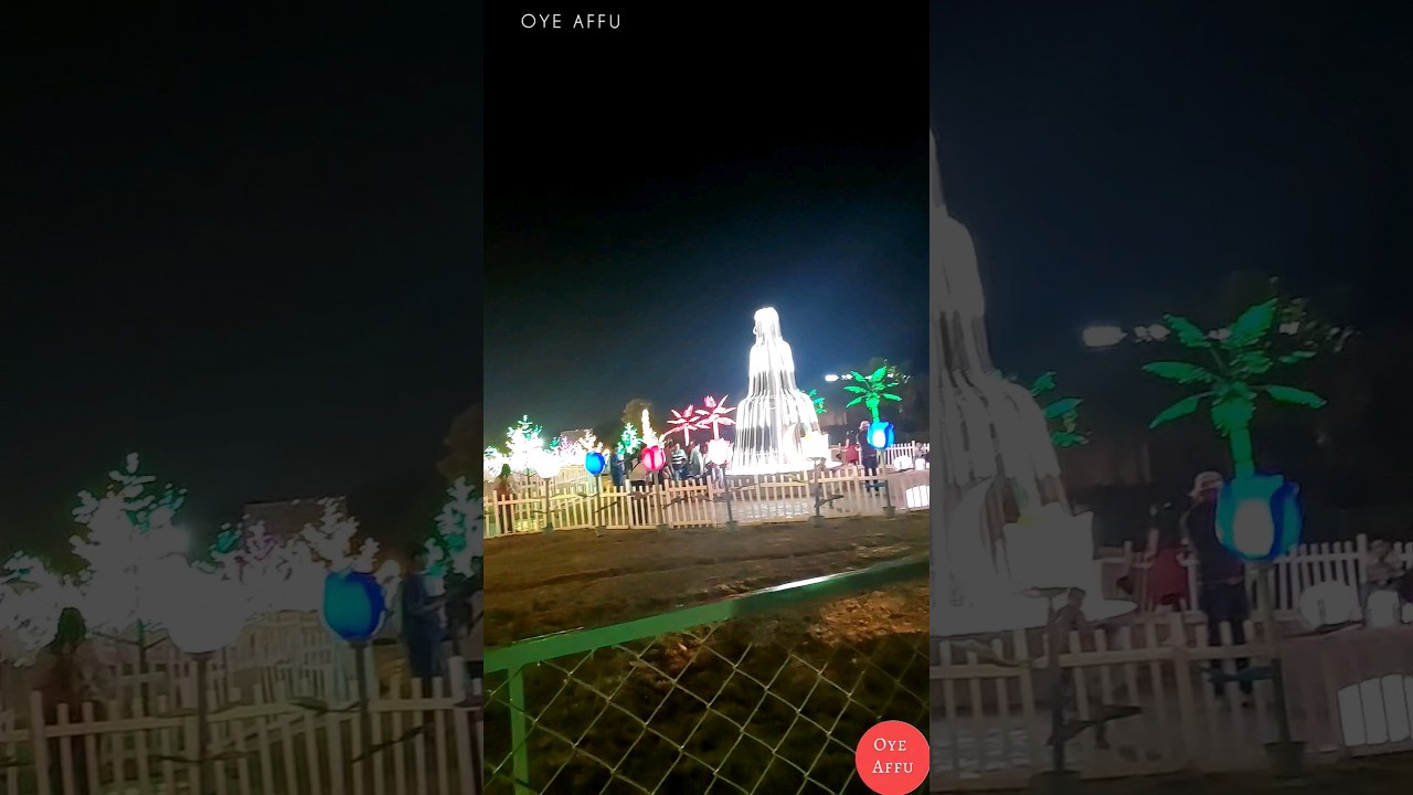 Best night attraction in Gujrat | unity glow garden 