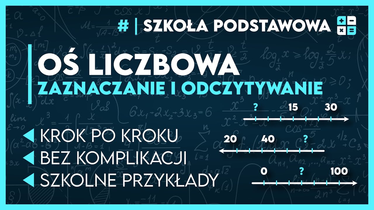 LICZBY NA OSI LICZBOWEJ 🔢 - Tłumaczenie krok po kroku! ✅️ | Szkoła Podstawowa
