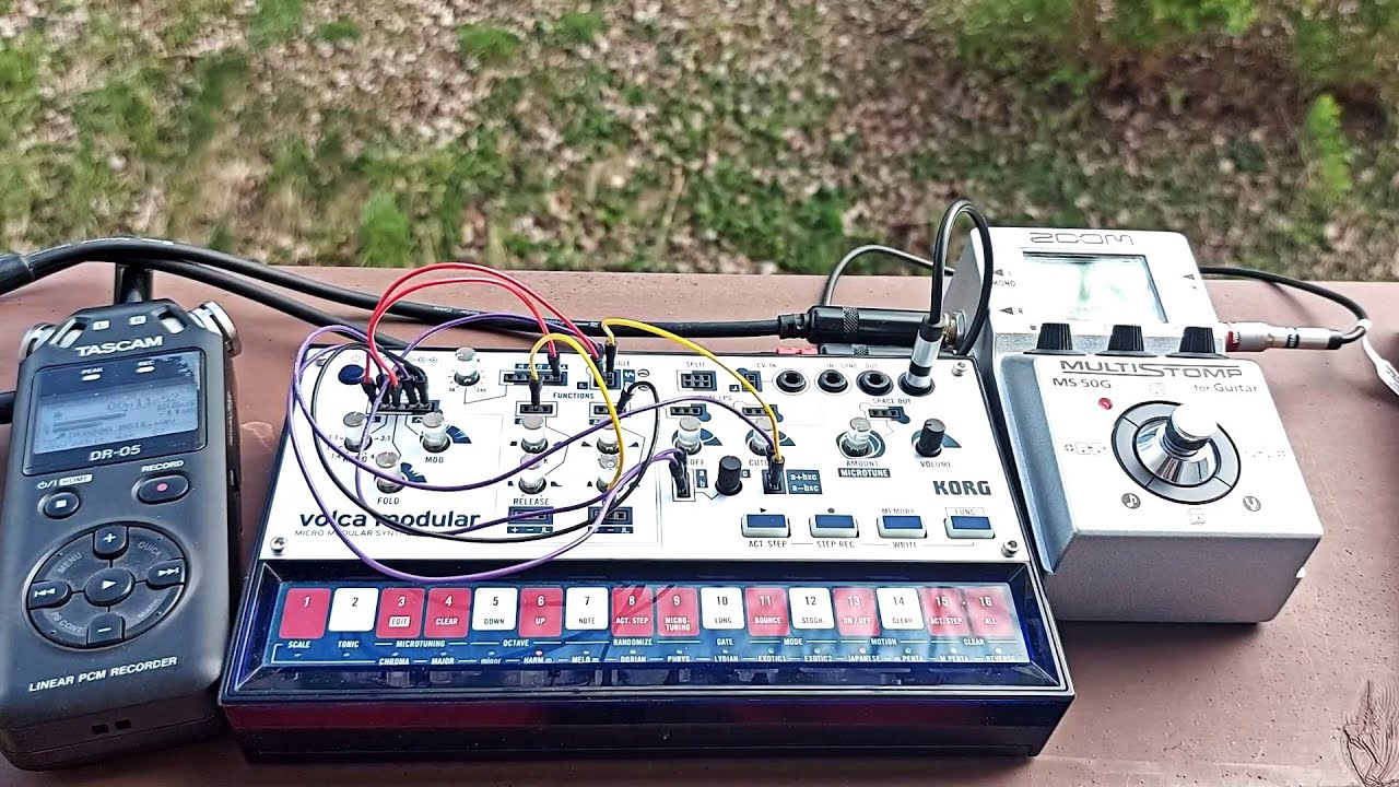 Korg Volca Modular ambient, drone | balcony session 1