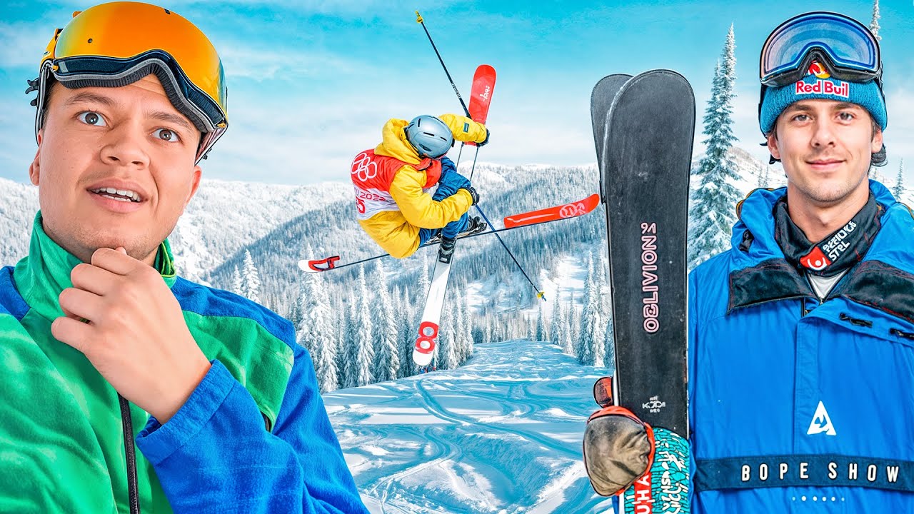 I Tried FREESTYLE SKIING (with Jesper Tjäder)