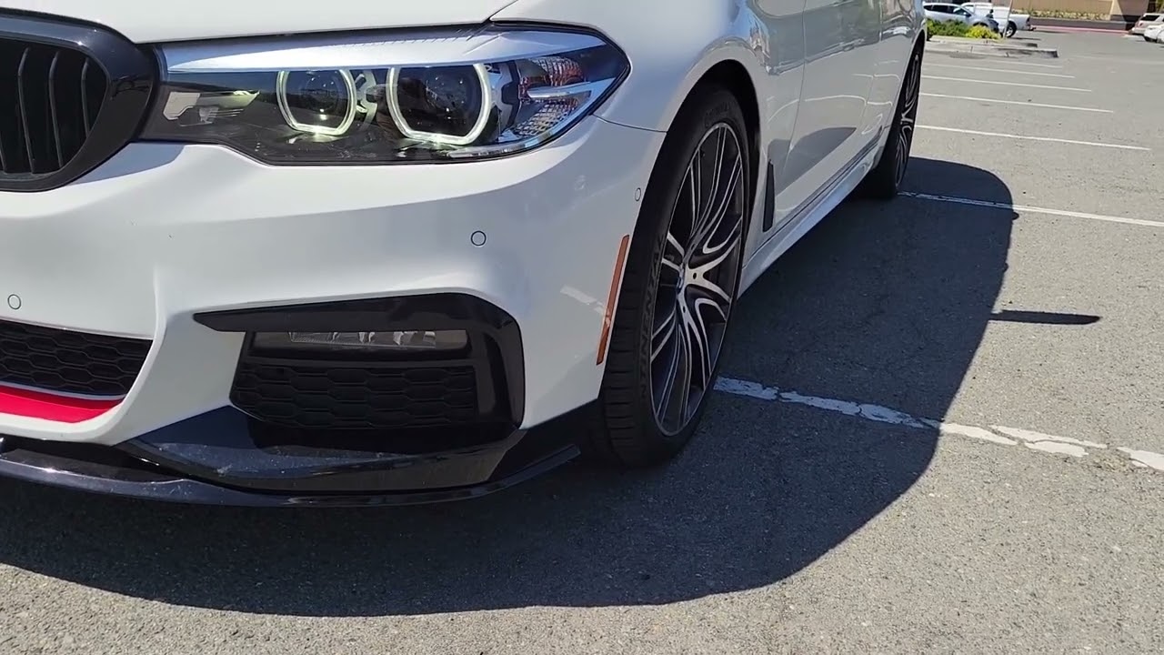 BMW G30 Wheel spacers installed