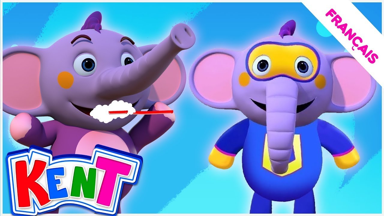 Kent the Elephant | Routine à suivre | Routine matinale de super-héros | Bébé Kent