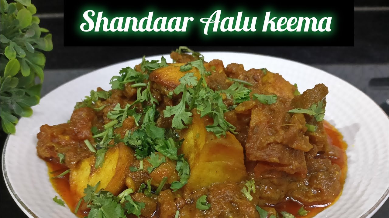 Keema Aalu ki recipe | How to cook aloo keema | Nahid Cooking Task |