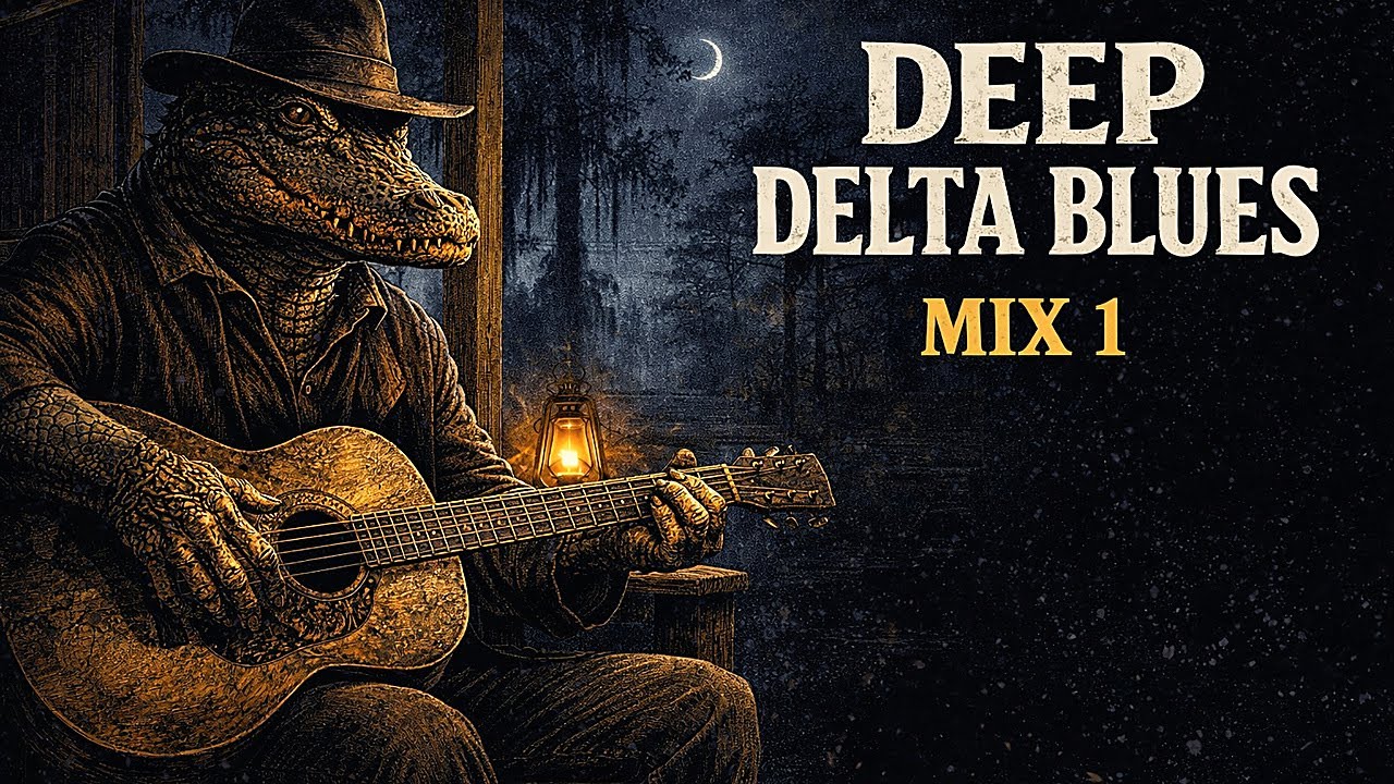 Mississippi Delta Blues Instrumental Mix | Raw Slide Guitar & Harmonica (Gator Lost Tape Session)