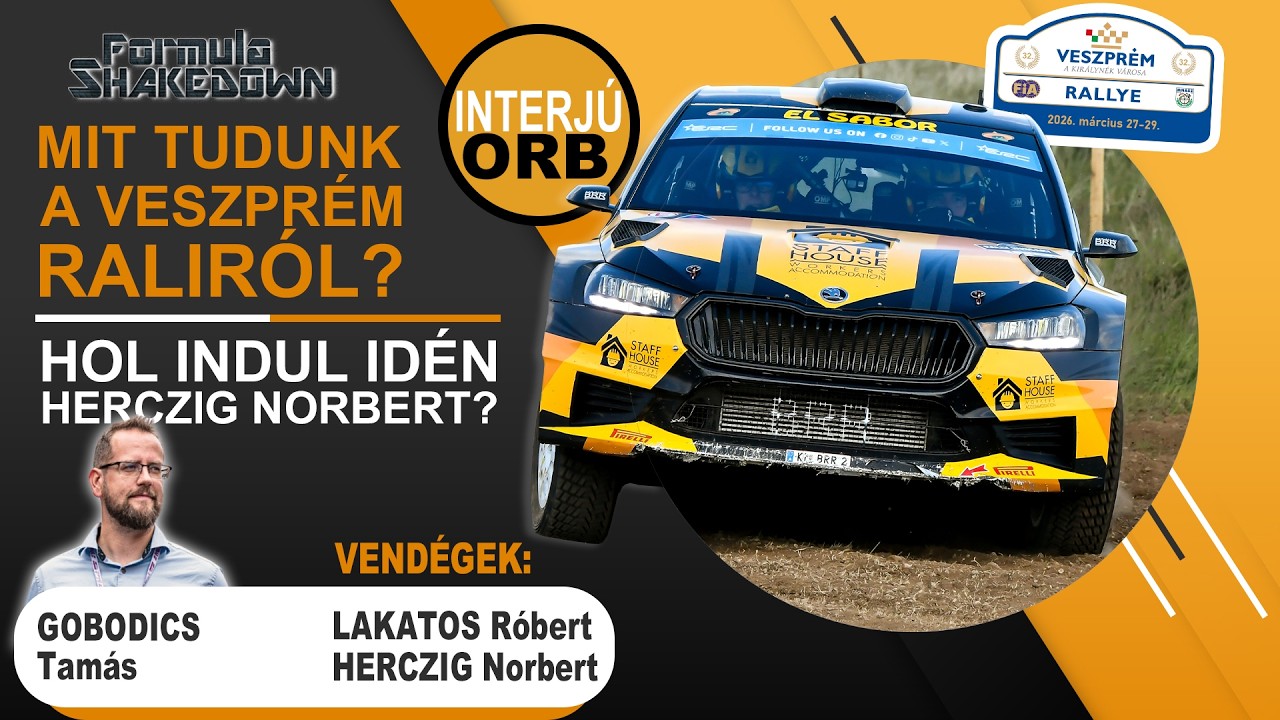 Shakedown: Milyen lesz a Veszprém Rali és hol indul Herczig 2026-ban?