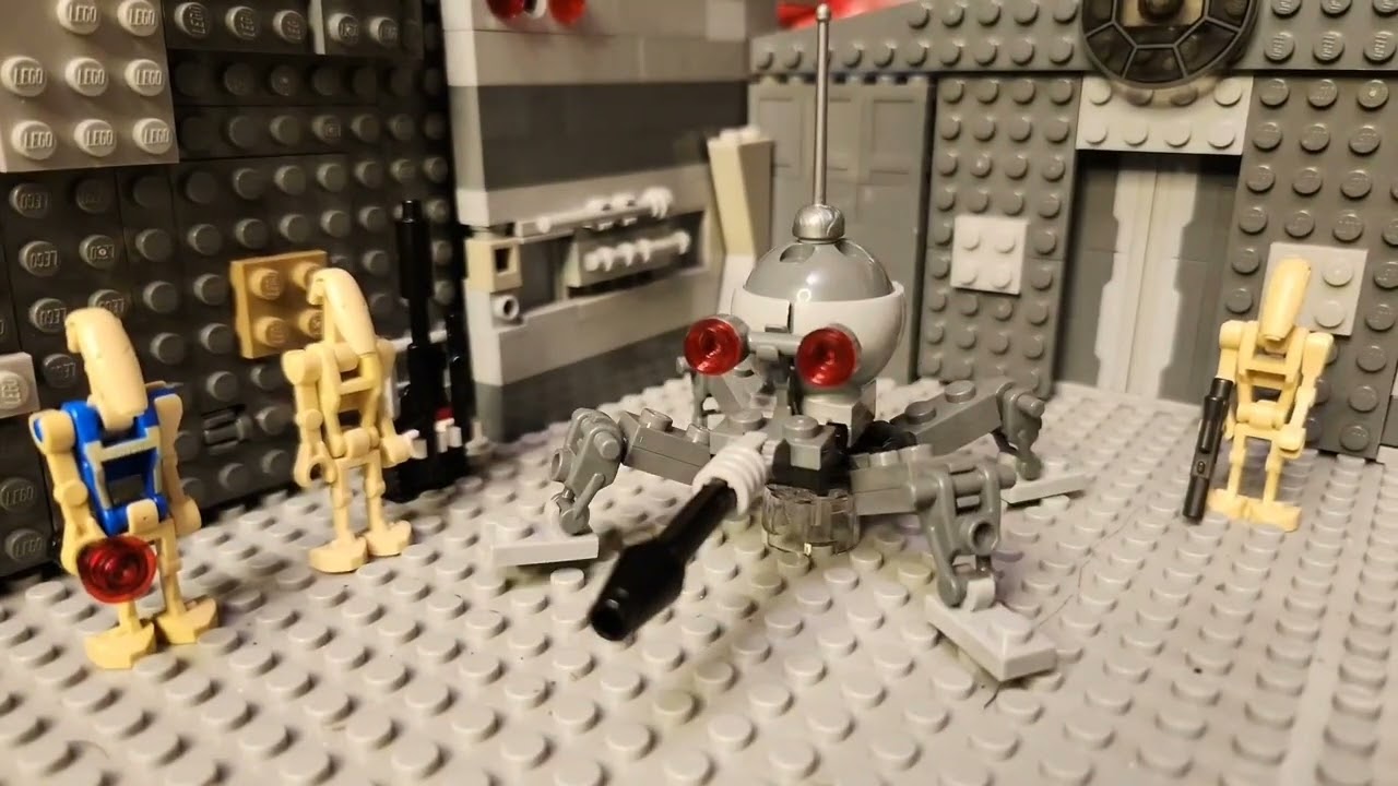 Lego Star Wars: Dwarf Spider Droid test.