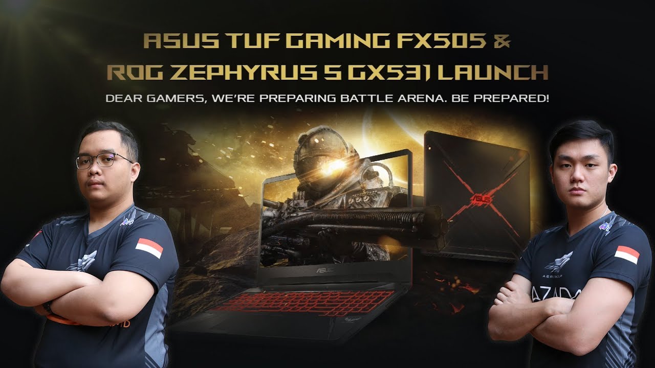 ASUS TUF GAMING FX505 & ROG ZEPHYRUS S GX531 LAUNCH | Entruv & Exagon