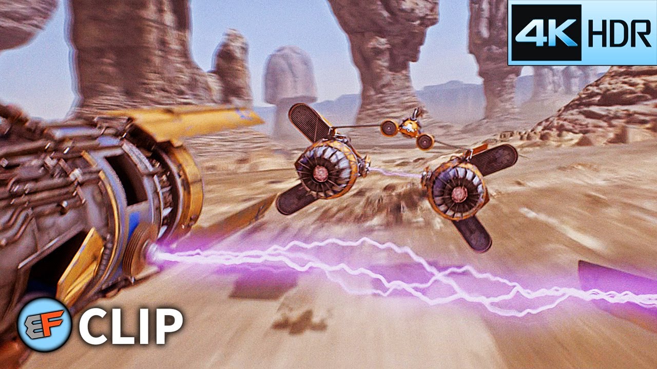 Boonta Eve Classic - Podrace Scene (Part 2) | Star Wars The Phantom Menace (1999) 4K HDR Movie Clip