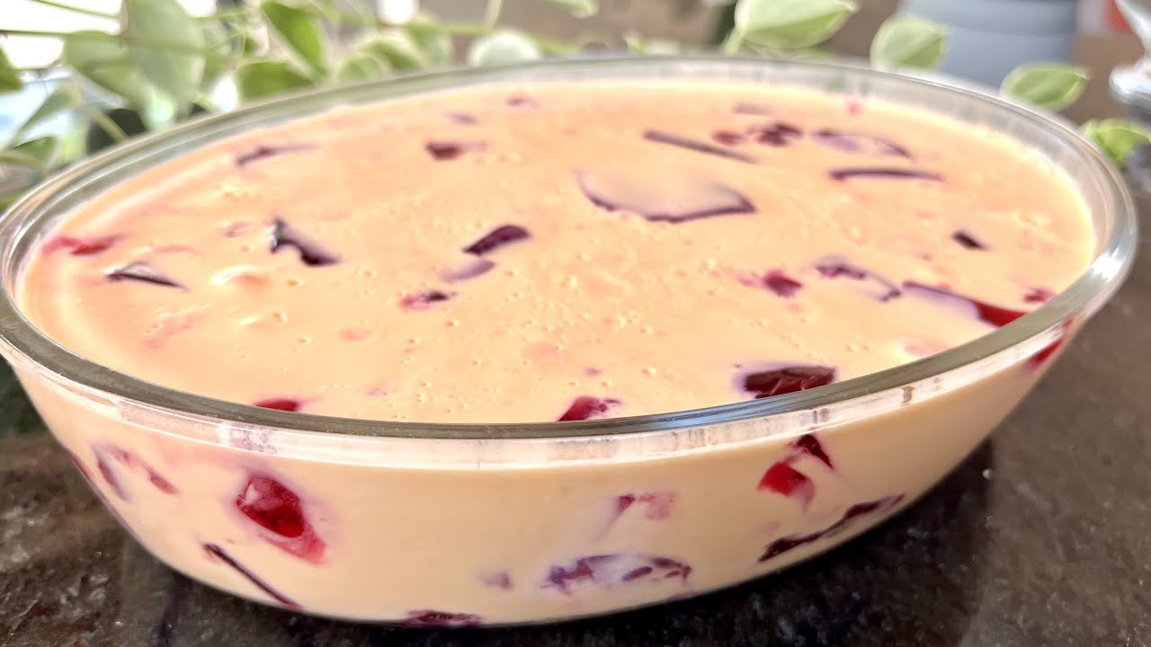 SEM LEITE CONDENSADO, SEM ADIÇÃO DE AÇÚCAR! FAÇA HOJE ESSA SOBREMESA CREMOSA DE 2 INGREDIENTES 😱
