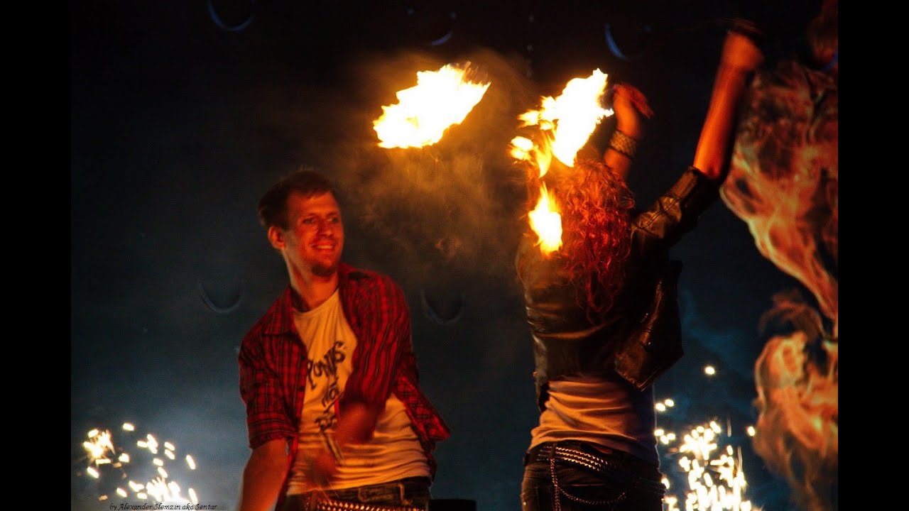 🔥 Partner Poi Performance - PUNK ANOTHER CAMERA (fire by Stefan&Kate) @Russian East Fire Fest 2014 🔥