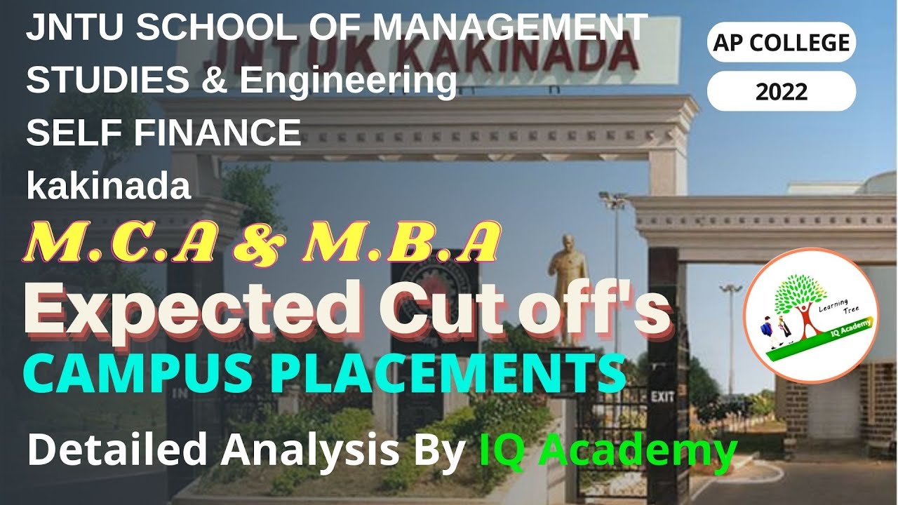 JNTU Kakinada MCA & MBA College Review | JNTUK MCA & MBA Placements | JNTUK College Details