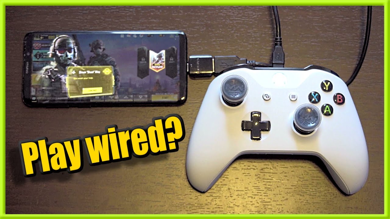 Можно ли подключить контроллер Xbox One по проводу к телефону Android, чтобы играть в игры???