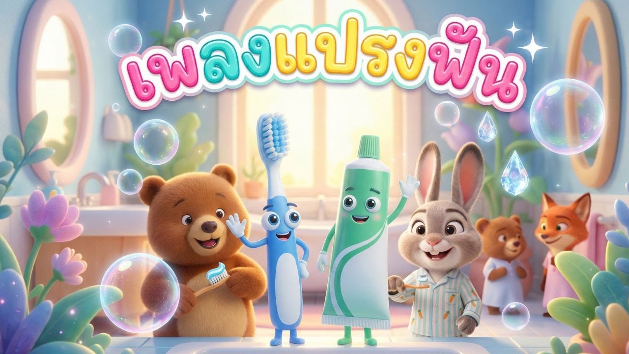 เพลงแปรงฟัน #เพลงเด็ก #เพลงอนุบาล #เพลงสำหรับเด็ก #เพลงเด็กน่ารัก #เพลงเด็กเต้นสนุก