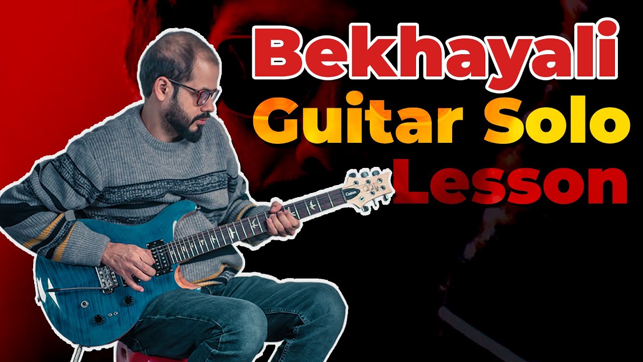 Bekhayali | Intro Guitar Solo Lesson | Kabir Singh