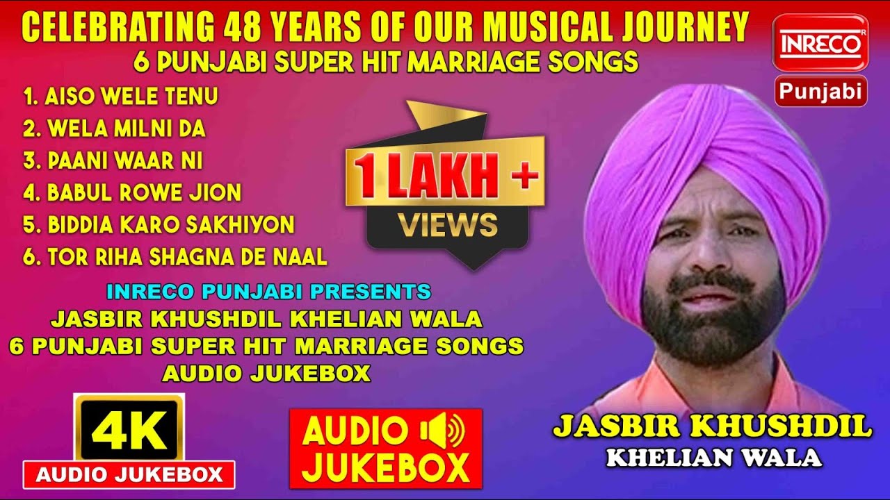 Audio Jukebox | Jasbir Khushdil | Inreco Punjabi
