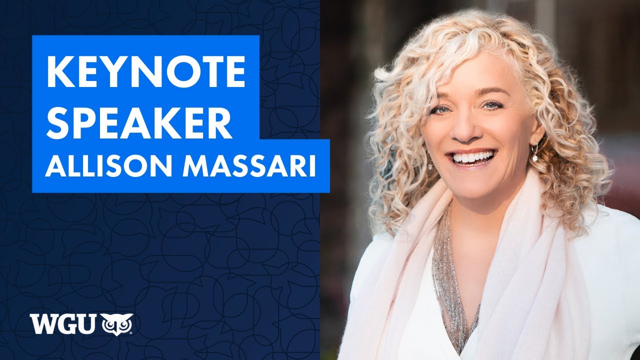 Keynote Speaker Allison Massari - WGU 2025 Chicago Commencement
