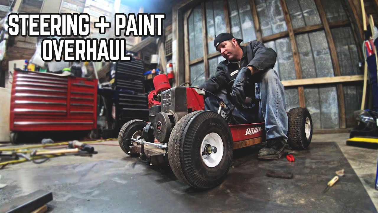 Rat Rod Wagon Overhaul! Radio Flyer Go Kart Build