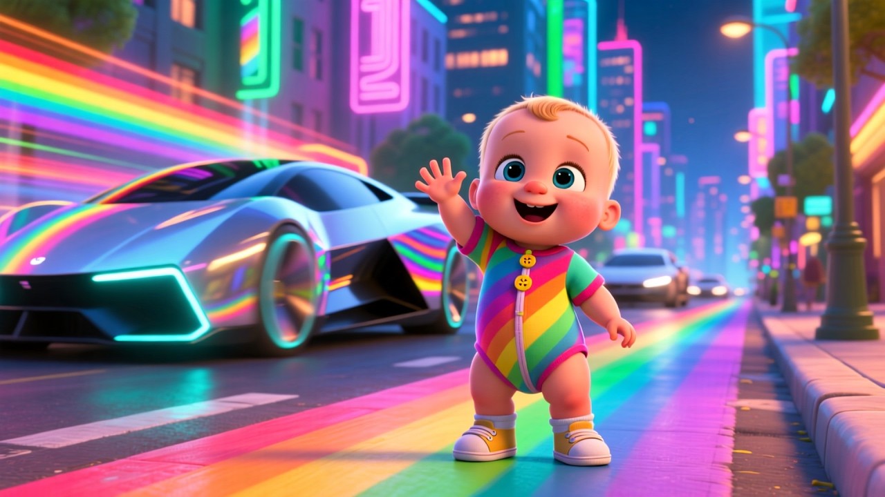 Волшебная Радужная Улица 🌈 | Веселая детская песенка | Приключение для совместного пения