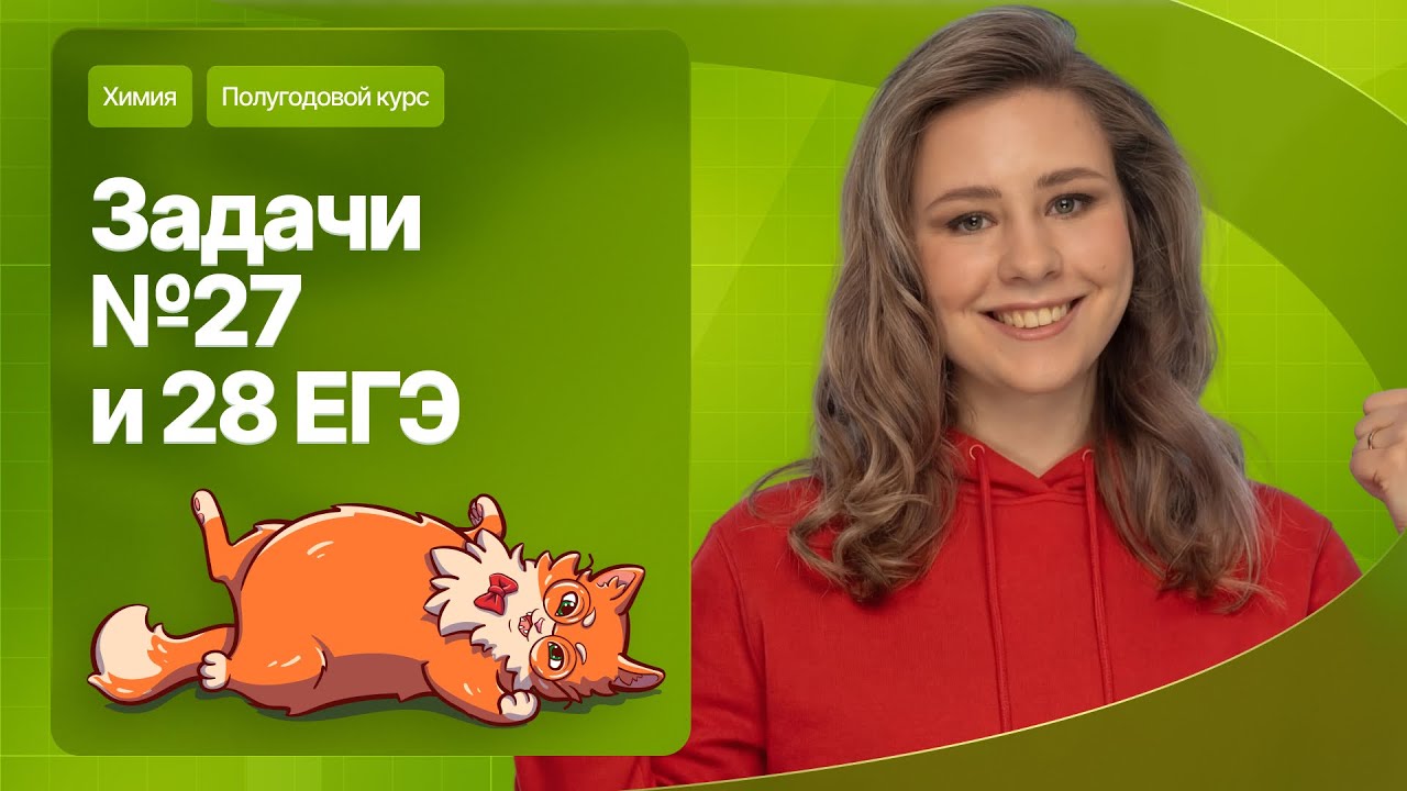 8. Все про задачи №27 и 28 ЕГЭ по химии | Полугодовой курс | Степенин и Дацук