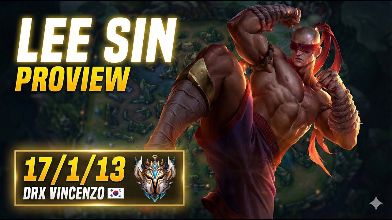 How a PRO Dominates KR Solo Q - DRX Vincenzo Jungle ProView (Lee Sin-Xin Zhao-Jarvan IV) | 15.24