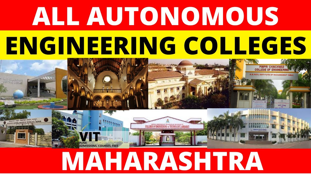 Autonomous Engineering Colleges in Maharashtra | All Autonomous Colleges Of Maharashtra
