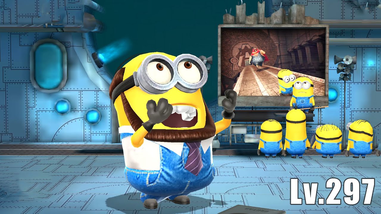 Despicable Me: Minion Rush Grandpa VS El Macho Boss Battle - Throw 14 Pollo Locos at El Macho | FHD