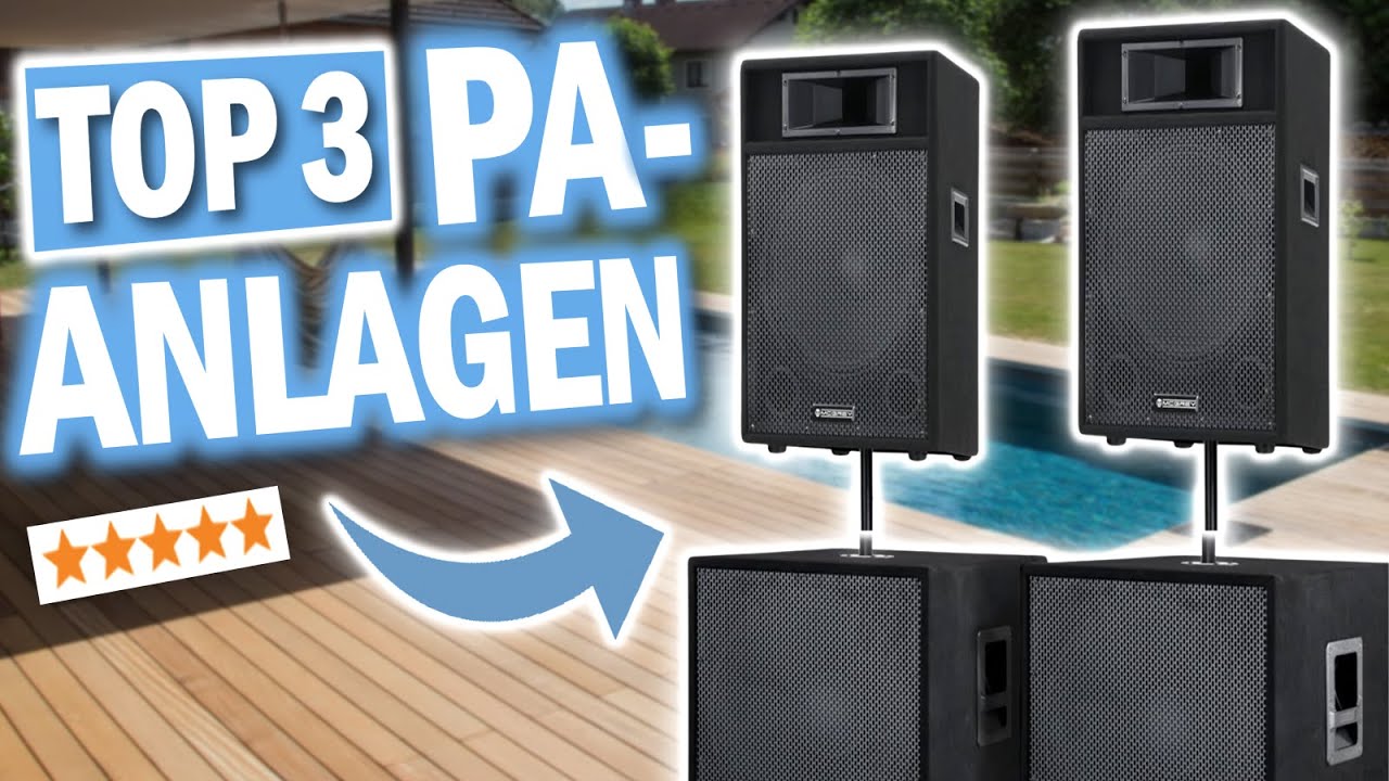PA-ANLAGEN kaufen: Top 3 PA-Anlagen 2026 im Vergleich!