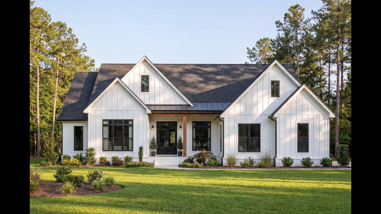 Modern Farmhouse Tour | Open Layout | Plan 041-00420
