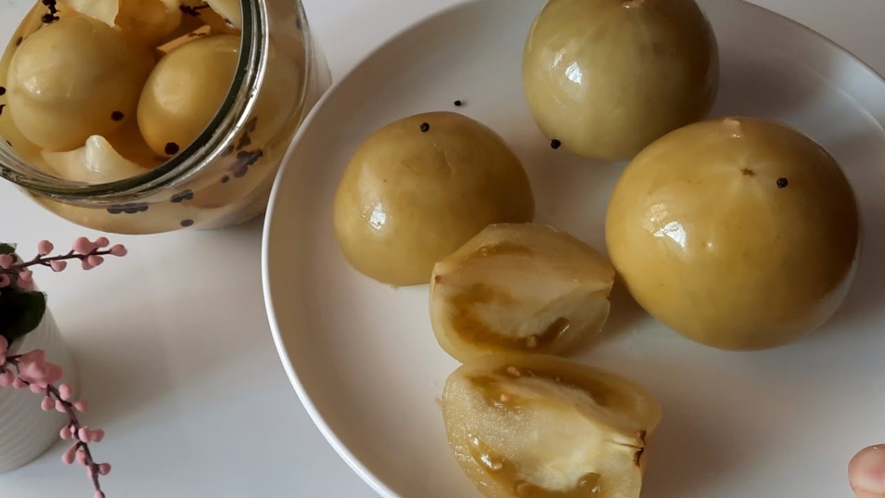 Domate të Gjelbërta(Jeshile) Turshi pa Konzervues. Pickled green tomatoes recipe