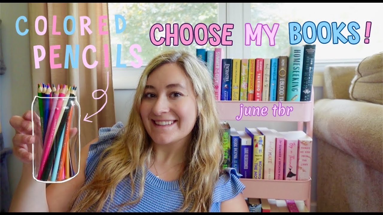 Colored Pencils Choose My Tbr For June! 🦋💜🎀