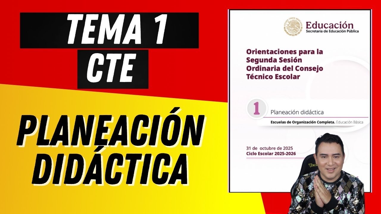 TEMA 1 CTE: PLANEACIÓN DIDÁCTICA