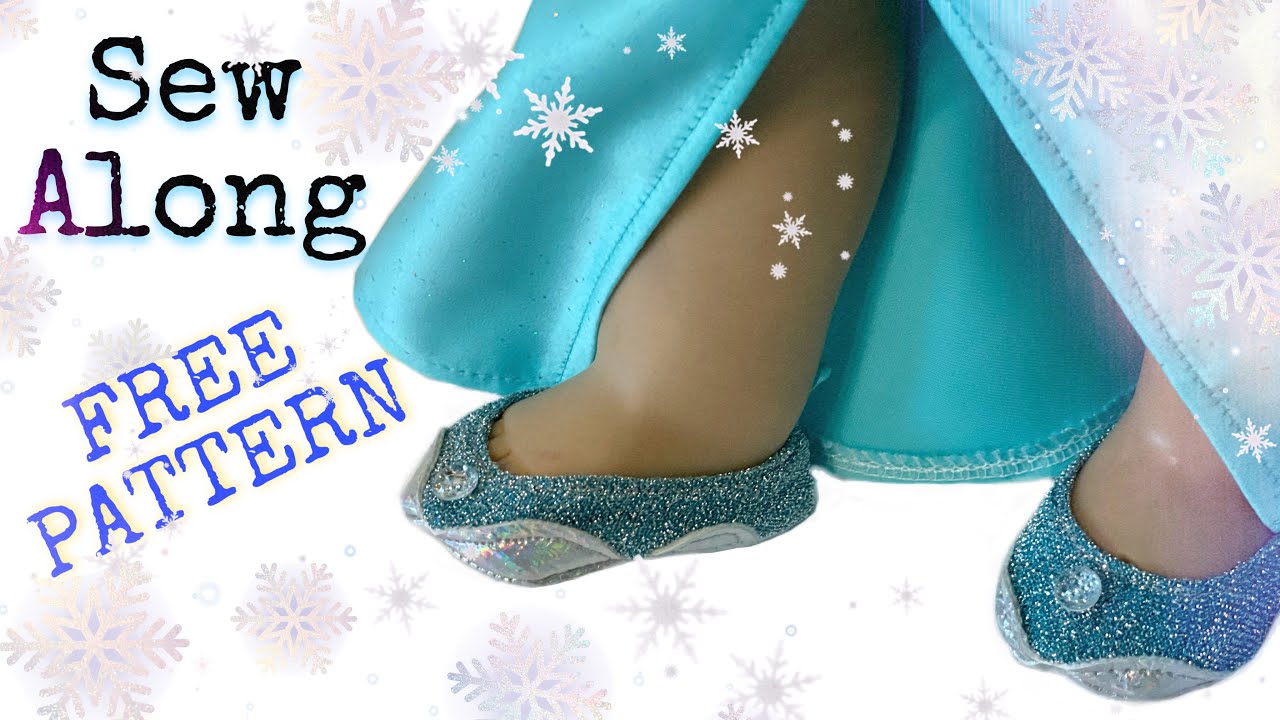 Doll Shoes Sew Along with a FREE PATTERN
