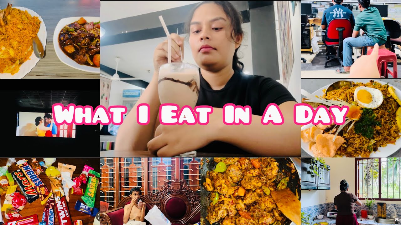 මෙහෙමත් කෑමක් දෙයියනේ 😂|What I Eat In A Day 🍲🥤|Sinhala Daily Vlog