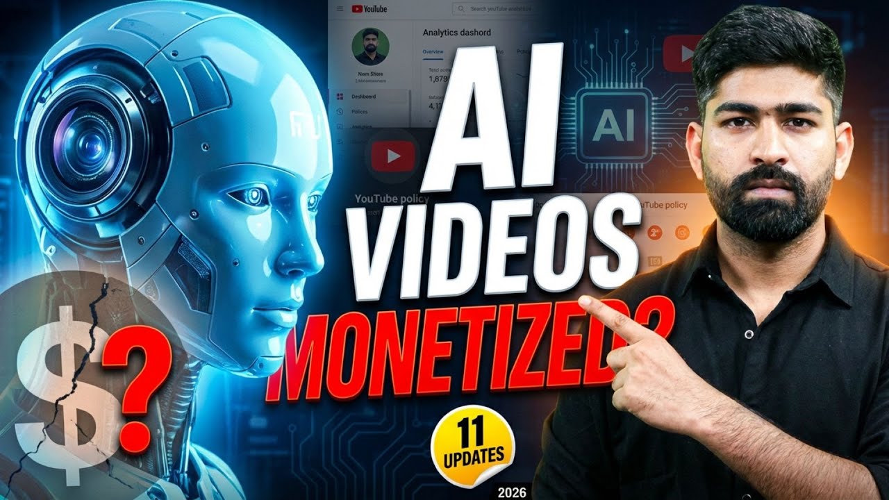 AI Video Monetized or Not | 11 New YouTube Updates 2026 | AI Video Kaise Banaye?