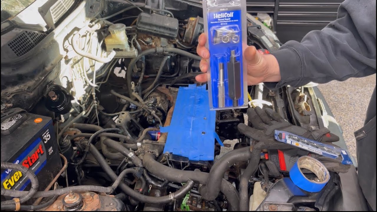 1997 Honda CRV Helicoil Head Bolt Repair