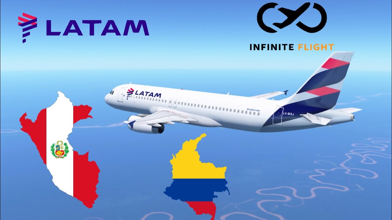 Infinite Flight GLOBAL: Lima (LIM) To Bogota (BOG) | TIMELAPSE | LATAM Airbus A320