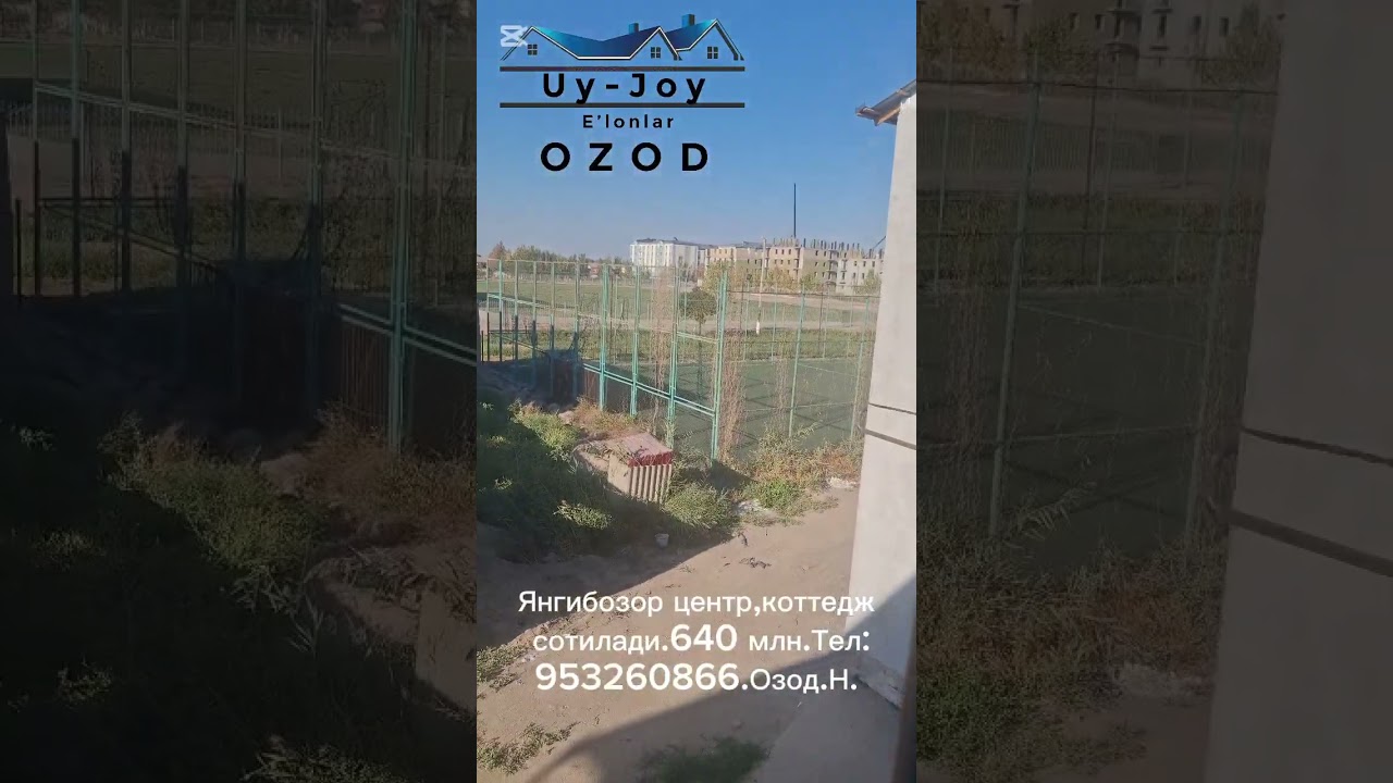 Хоразм янгибозор центрда коттедж сотилади
