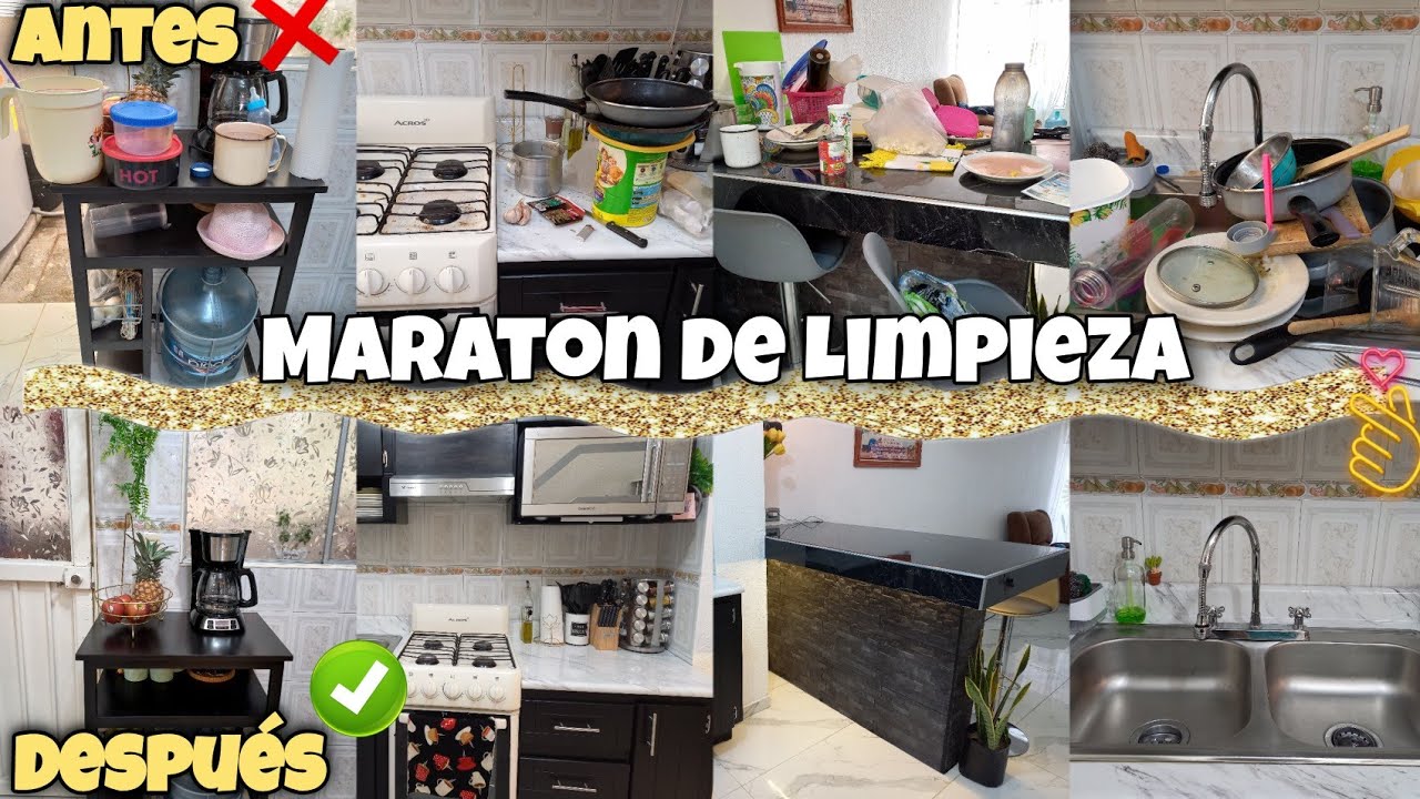 MARATON DE LIMPIEZA✨️La Casa era un COMPLETO DESASTRE😦MOTIVACION💯
