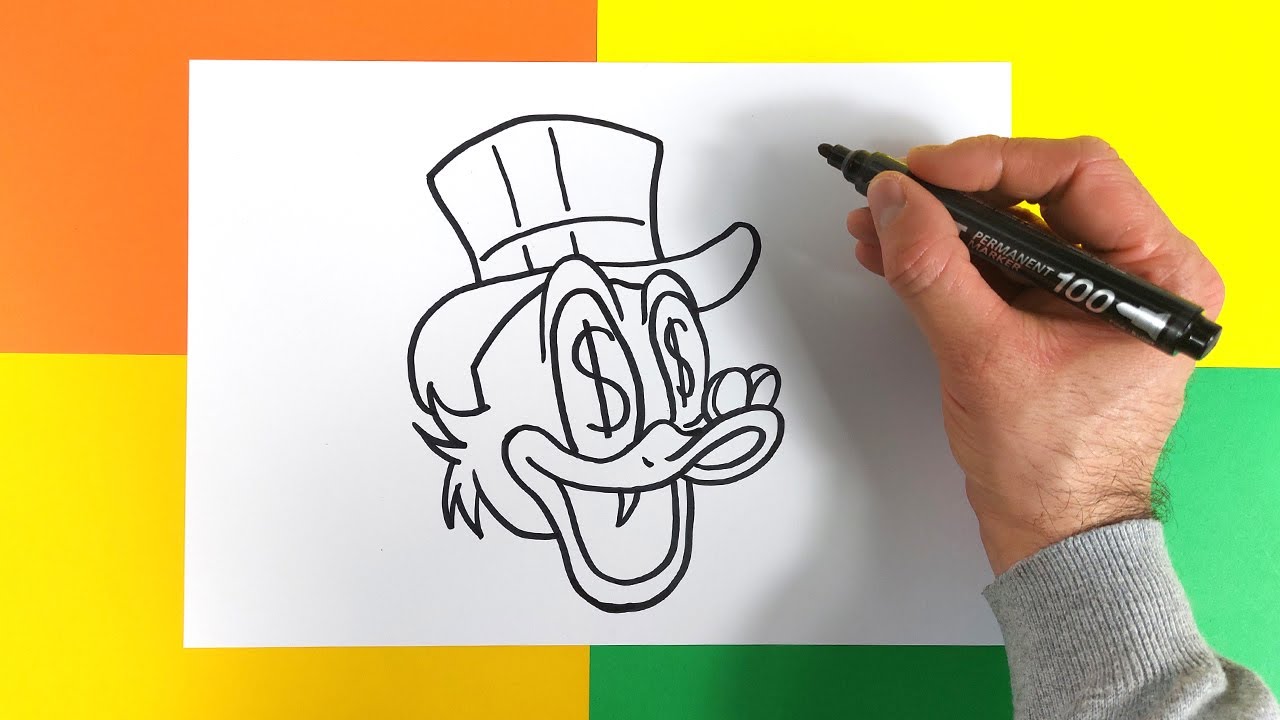 Comment dessiner oncle Picsou ?
