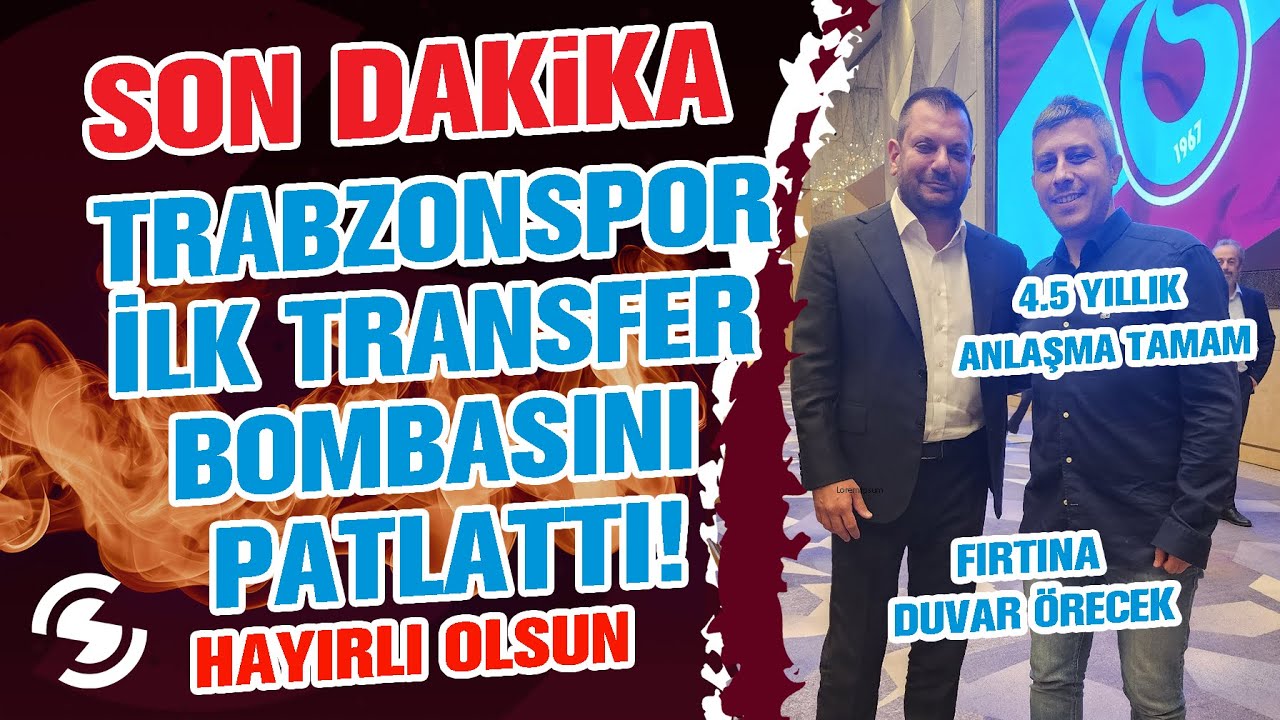 Trabzonspor'dan savunmaya duvar + Hayırlı olsun  