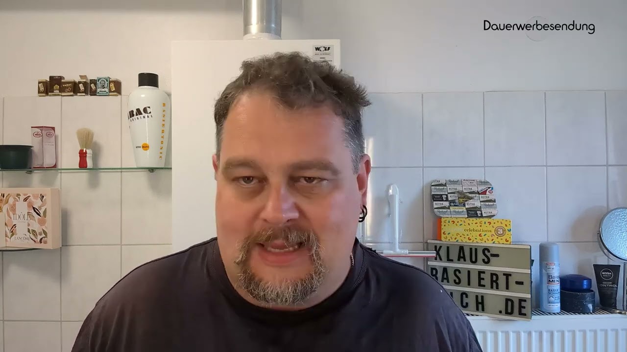Klaus rasiert sich - es wird noch Chinesischer - zweiter Versuch Yintal Messing Adjustable