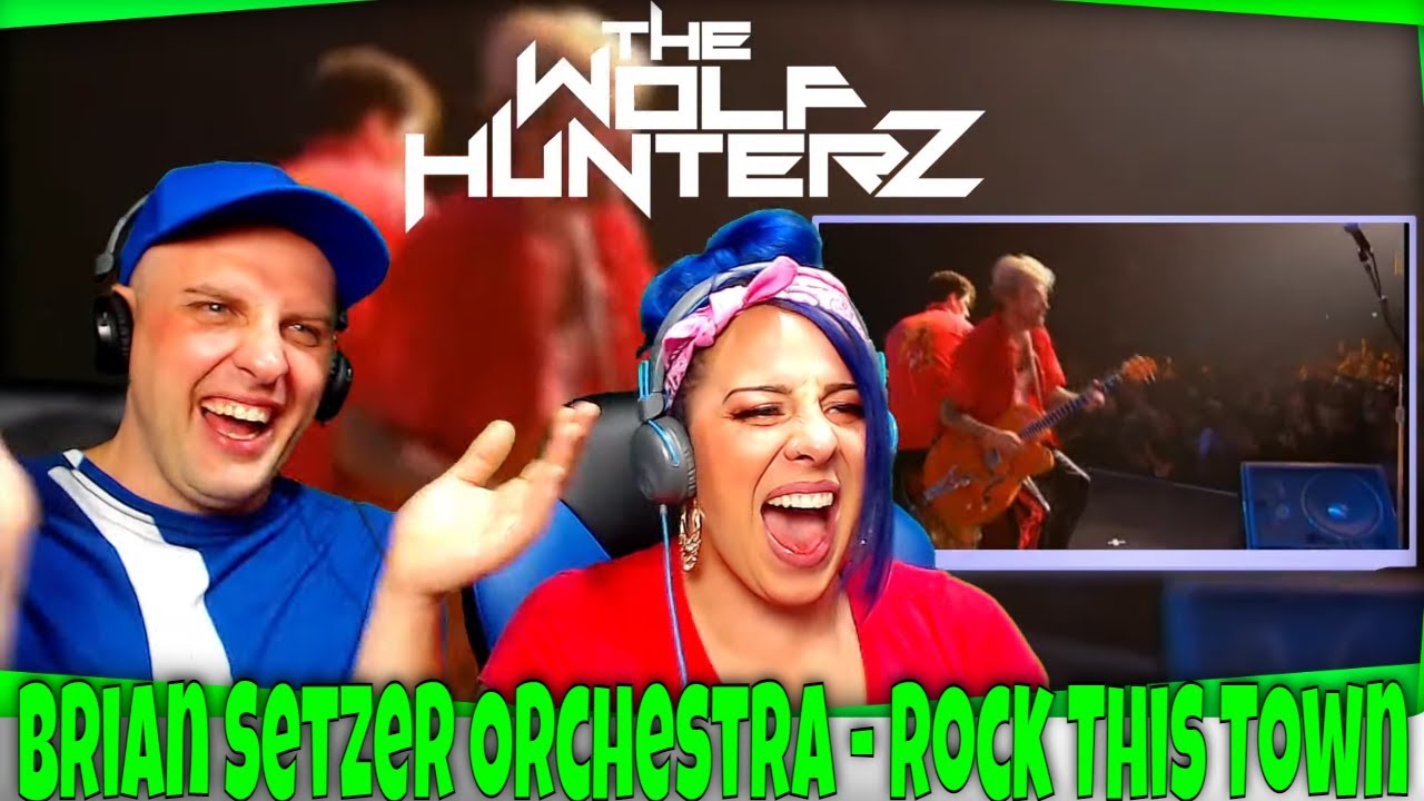 Оркестр Брайана Сетцера — Rock This Town (концерт в Японии) Реакции THE WOLF HUNTERZ