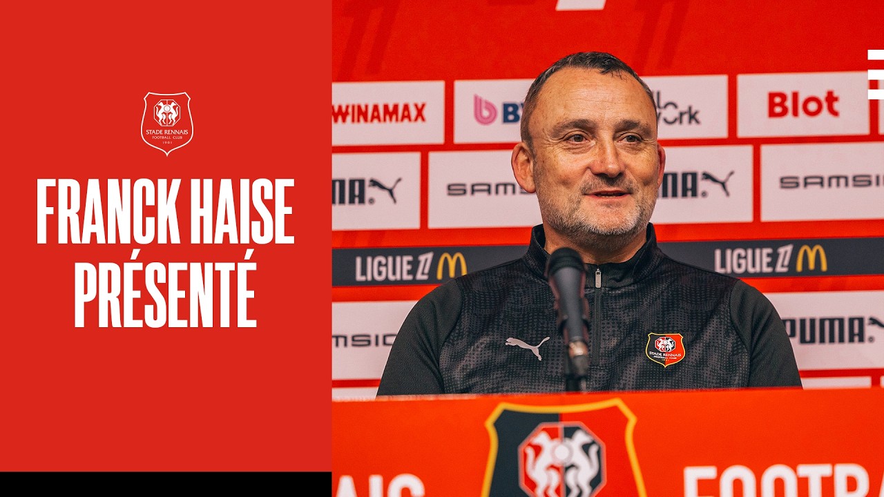 Conférence de présentation - Franck Haise nouvel entraineur du Stade Rennais F.C.