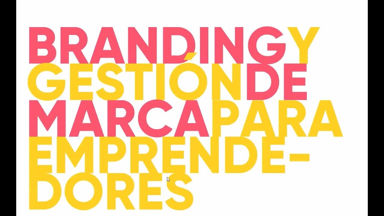 Masterclass: Branding el artista gestor de nuestra marca.