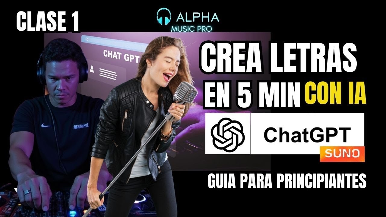 Cómo Crear LETRAS para tus Canciones con ChatGPT (Paso a Paso) – Compositor en 5 Minutos / Clase 1