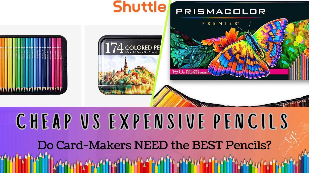 Prismacolor vs Shuttle Art Pencils. Do Card Makers Need The BEST Pencils? Let's Explore!