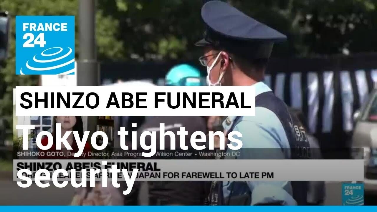 Japan: Tokyo tightens security for slain Shinzo Abe's funeral &bull; FRANCE 24 English