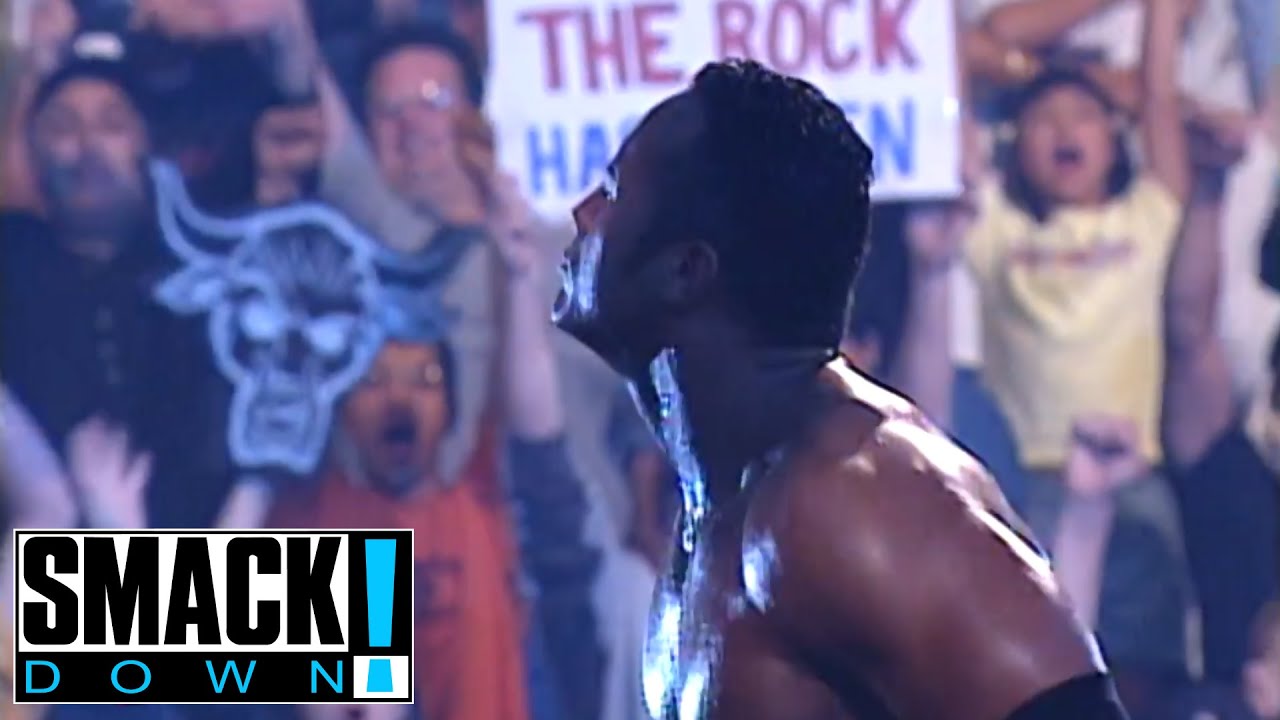 The Rock Vs X-Pac & Road Dogg (HHH As Special Guest Referee) Part 2 - SMACKDOWN!