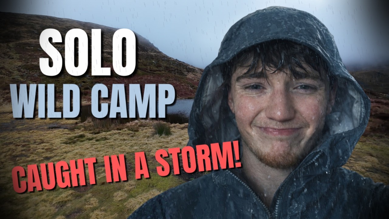 Secret Peak District Wild Camp Spot (Caught in a Storm!)
